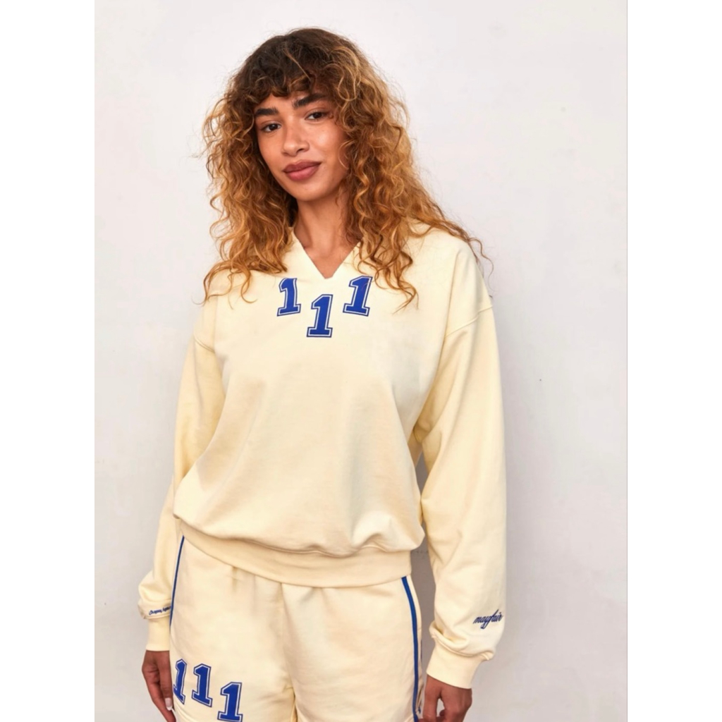 Mayfair Athletic Department Notch-Neck Sweatshirt Nwt Size Xs